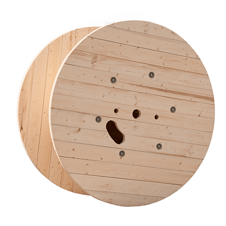 Solid wood drum